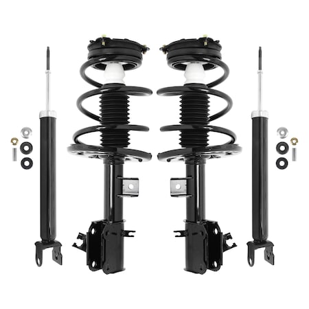 Unity 4-11633-255030-001 Front and Rear Complete Strut Assembly Shock Kit 4-11633-255030-001